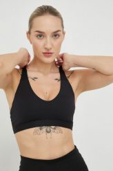 Adidas Performance biustonosz sportowy Dance kolor czarny gładki. Czarne biustonosze sportowe adidas Performance, bez wzorów, z dzianiny, na fitness i siłownię. Za 249.99 zł.