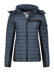 Canadian Peak Kurtka pikowana "Arethaneak" w kolorze granatowym rozmiar: XL. Niebieskie kurtki Canadian Peak, xl, bez wzorów, bez kaptura. Za 259.13 zł.