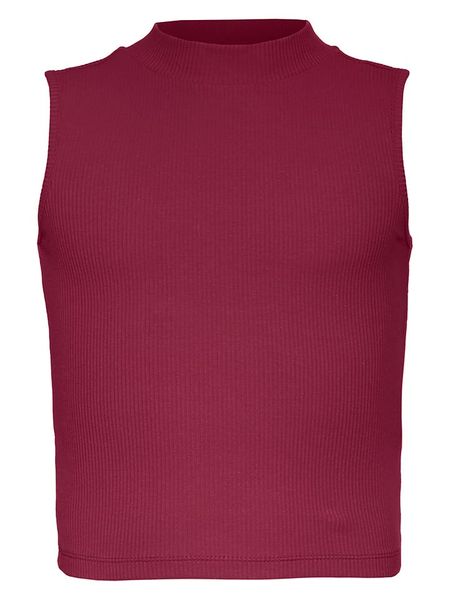 Blue Effect Top w kolorze czerwonym rozmiar: 152. Czerwone topy Blue Effect, bez wzorów, z bawełny, bez kołnierzyka, bez ramiączek. Za 43.88 zł.