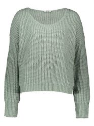 Sublevel Sweter w kolorze zielonym rozmiar: M. Zielone swetry Sublevel, m, bez wzorów, ze splotem, bez ramiączek. Za 92.42 zł.