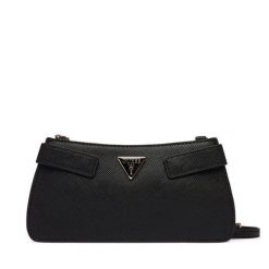 Torebka Guess. Czarne listonoszki Guess, z aplikacjami, bez dodatków. Za 549.99 zł.