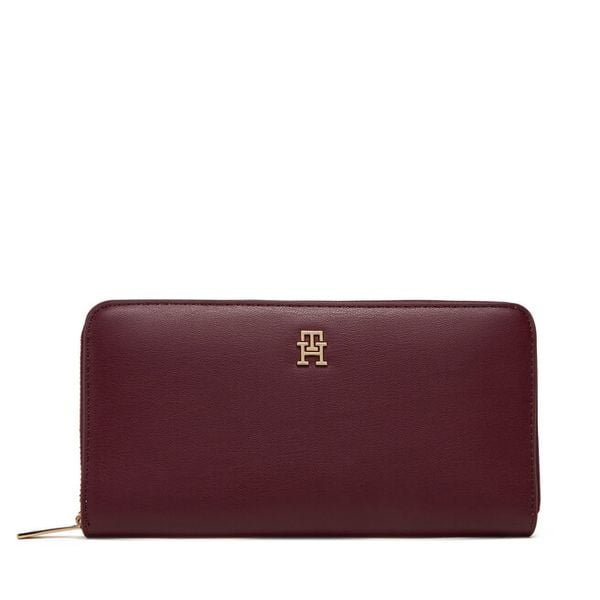 Portfel Tommy Hilfiger. Czerwone portfele Tommy Hilfiger, bez wzorów. Za 289.99 zł.