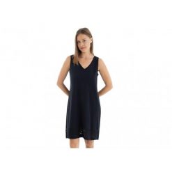 Sukienka plażowa rozm XL Black L257439. Czarne szlafroki damskie Massana Homewear, l, w ażurowe wzory, z bawełny, bez ramiączek. Za 226.00 zł.
