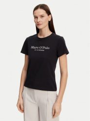 Marc O'Polo T-Shirt 502 2293 51055 Granatowy Regular Fit. Niebieskie t-shirty Marc O'Polo, l, bez wzorów, z bawełny, bez kołnierzyka, bez ramiączek. Za 79.99 zł.