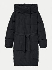 Vero Moda Kurtka puchowa Leonie Kate 10320520 Czarny Loose Fit. Czarne kurtki Vero Moda, m, bez wzorów, z puchu, bez kaptura. Za 379.99 zł.