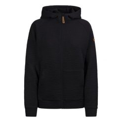 Trespass Lillie - Damska codzienna bluza z kapturem granatowa. Niebieskie bluzy Trespass, z aplikacjami, z tkaniny, sportowe, bez ramiączek, z kapturem. Za 324.99 zł.