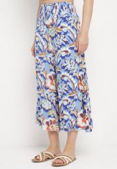 Niebieskie Wiskozowe Spodnie o Luźnym Fasonie w Ornamentalny Print Lulione. Niebieskie jeansy Born2be, na lato, m, bez wzorów, z jeansu. Za 69.99 zł.