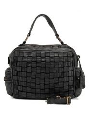 Melina C Skórzana torebka "Alonte" w kolorze czarnym - 36 x 28 x 15 cm rozmiar: onesize. Czarne torebki klasyczne Melina C, bez wzorów, z materiału, przez ramię, bez dodatków. Za 543.99 zł.