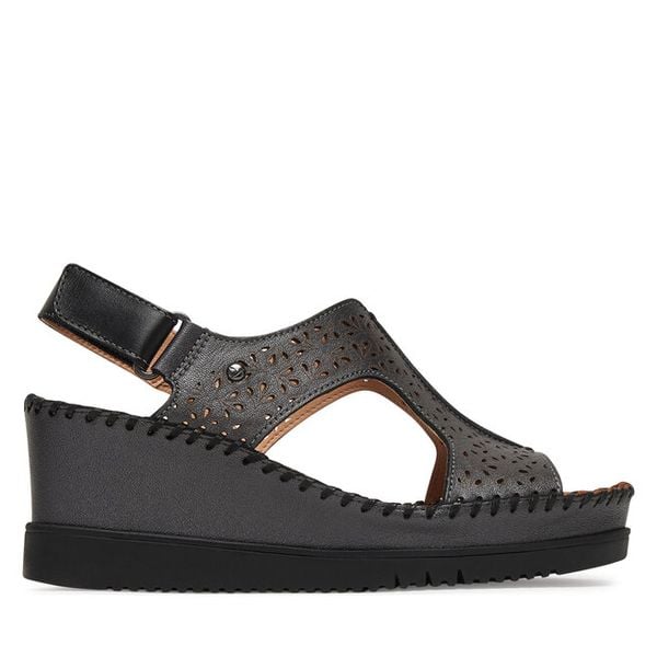 Sandały Pikolinos. Brązowe sandały Pikolinos, bez wzorów, bez obcasa, na koturnie, bez zapięcia. Za 599.99 zł.