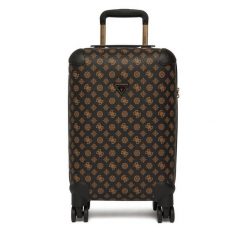 Walizka kabinowa Guess. Brązowe walizki Guess. Za 829.99 zł.