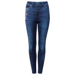 Desigual Legginsy Damskie Legging Nala Xl Ciemnoniebieskie. Legginsy marki Desigual. Za 249.00 zł.