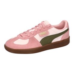Buty sportowe Puma Palermo Jr. Czerwone buty treningowe Puma, bez wzorów, z materiału, bez zapięcia. Za 490.00 zł.