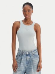 Guess Top W6RP39 KD092 Zielony Regular Fit. Zielone topy Guess, l, z aplikacjami, z syntetyku, bez kołnierzyka, bez ramiączek. Za 179.99 zł.
