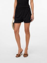 Vero Moda Szorty w kolorze czarnym rozmiar: S. Czarne szorty Vero Moda, bez wzorów. Za 70.57 zł.