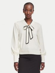 Luisa Spagnoli Sweter Maggiolone 100461 Kremowy Regular Fit. Białe swetry Luisa Spagnoli, xl, bez wzorów, bez ramiączek. Za 1,259.00 zł.