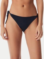 Tommy Hilfiger Dół od bikini UW0UW06575 Granatowy. Niebieskie bikini Tommy Hilfiger, bez wzorów, z syntetyku. Za 189.99 zł.