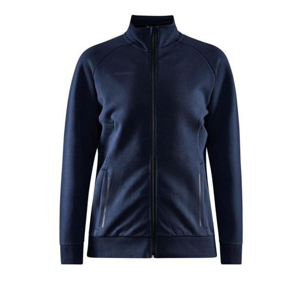 Kurtka damska Craft core soul full zip. Niebieskie kurtki Craft, l, bez wzorów, z bawełny, bez kaptura. Za 325.55 zł.