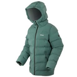 Kurtka damska zimowa ocieplana Altoro. Czarne kurtki przeciwdeszczowe Regatta, na zimę, l, bez wzorów, z materiału, z kapturem, trekkingowe. Za 189.99 zł.