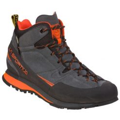 Buty trekkingowe La Sportiva Boulder X GTX Tige Mid. Czarne buty trekkingowe La Sportiva, z gore-texu, bez zapięcia. Za 958.43 zł.