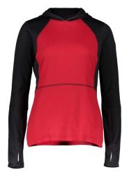 SPYDER Bluza polarowa "Charger" w kolorze czerwono-czarnym rozmiar: M. Czarne bluzy z kapturem Spyder, m, bez wzorów, z polaru. Za 136.45 zł.