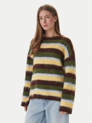 ONLY Sweter Sweter 15375036 Zielony Regular Fit. Zielone swetry ONLY, l, bez wzorów, z syntetyku, bez ramiączek. Za 209.99 zł.