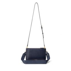 Torebka LAUREN RALPH LAUREN. Niebieskie kopertówki Lauren Ralph Lauren, bez wzorów, wizytowe, bez dodatków. Za 649.99 zł.
