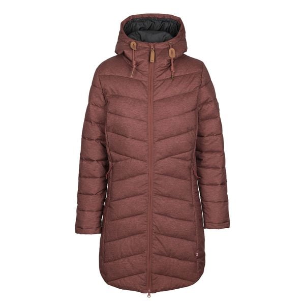 Kurtka Damska Turka. Czerwone kurtki Trespass, m, bez wzorów, z materiału, z kapturem. Za 228.99 zł.