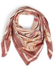 GUESS Szalik damski Kobiety brązowy wzorzysty, ONE SIZE. Brązowe szaliki i kominy Guess, z aplikacjami, z syntetyku, eleganckie. Za 329.95 zł.