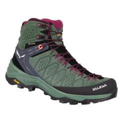 Damskie buty trekkingowe Salewa ALP. Zielone buty trekkingowe Salewa, z gore-texu, bez zapięcia. Za 837.50 zł.