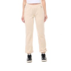 Spodnie dresowe z ściągacze na co dzień na siłownię. Brązowe spodnie dresowe LEONE 1947 APPAREL, bez wzorów, z dresówki. W wyprzedaży za 151.56 zł.