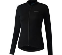 Damska koszulka z długim rękawem ELEMENT, czarna. Czarne t-shirty sportowe Shimano, m, bez wzorów, z elastanu, bez ramiączek, rowerowe. Za 376.40 zł.