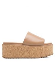 Lasocki Klapki WYL3440-4Z Brązowy. Brązowe klapki Lasocki, bez wzorów, ze skóry, bez obcasa, bez zapięcia. Za 249.99 zł.