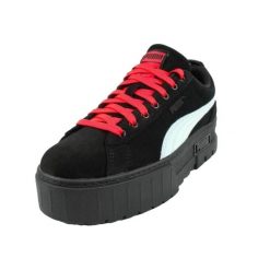 Trampki Damskie Skóra Mayze Dua Lipa. Czarne trampki Puma, bez wzorów, ze skóry, sportowe, bez zapięcia. Za 281.99 zł.