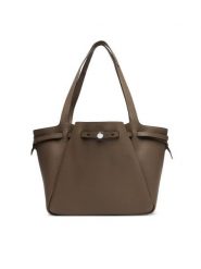 Tory Burch Torebka Romy Tote 163388 Brązowy. Brązowe torebki klasyczne Tory Burch, bez wzorów, ze skóry, bez dodatków. Za 2,989.00 zł.