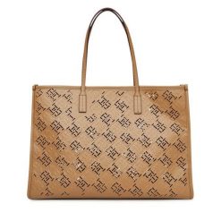 Torebka Tommy Hilfiger. Brązowe torebki klasyczne Tommy Hilfiger, bez wzorów, bez dodatków. Za 479.99 zł.