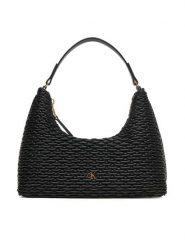 Calvin Klein Torebka LV04F3293G Czarny. Czarne torebki klasyczne Calvin Klein, bez wzorów, ze skóry, bez dodatków. Za 449.99 zł.