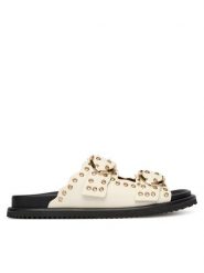 Blauer Klapki S6BLOOM02/LEA Écru. Klapki Blauer, bez wzorów, ze skóry, bez obcasa, bez zapięcia. Za 559.99 zł.