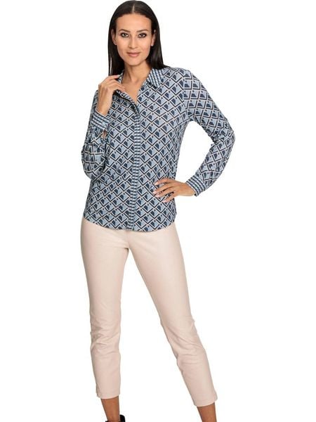 Heine Koszula w kolorze błękitnym rozmiar: 46. Niebieskie koszule Heine, bez wzorów, bez kołnierzyka, bez ramiączek. Za 56.99 zł.