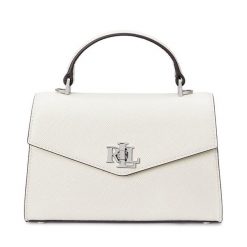Torebka LAUREN RALPH LAUREN. Białe torebki klasyczne Lauren Ralph Lauren, bez wzorów, klasyczne, bez dodatków. Za 999.99 zł.