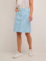 Cream Spódnica trapezowa Alma 10609448 Niebieski Regular Fit. Niebieskie spódnice Cream, bez wzorów, z syntetyku, mini, trapezowe. Za 319.99 zł.