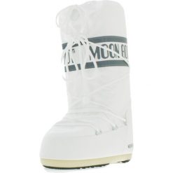 Buty MOON BOOT ICON NYLON Biały. Białe buty treningowe Moon Boot, bez wzorów, z nylonu, bez zapięcia. Za 808.99 zł.