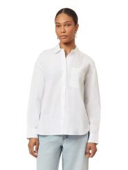 Scotch & Soda Koszula w kolorze białym rozmiar: M. Białe koszule Scotch & Soda, m, bez wzorów, z bawełny, bez kołnierzyka, bez ramiączek. Za 179.64 zł.