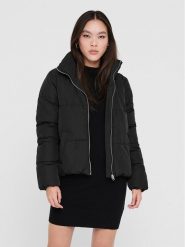 JDY Kurtka puchowa 15213591 Czarny Regular Fit. Czarne kurtki JDY, na zimę, l, bez wzorów, z puchu, bez kaptura. Za 129.99 zł.