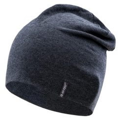 Czapka Hi-Tec Enif. Szare czapki zimowe Hi-tec, bez wzorów, z materiału, eleganckie. Za 55.25 zł.