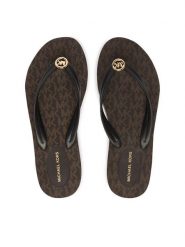 MICHAEL Michael Kors Japonki Posie Flip Flop 40S6PSFA2Q Brązowy. Brązowe japonki MICHAEL Michael Kors, bez wzorów, z syntetyku. Za 319.99 zł.