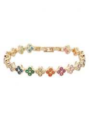 U.S. Polo Assn. Pozłacana bransoletka z kryształami rozmiar: onesize. Żółte bransoletki U.S. Polo Assn., z kryształem, metalowe. Za 100.99 zł.