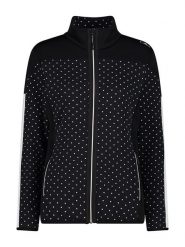 CMP Kurtka polarowa w kolorze czarno-białym rozmiar: 46. Czarne kurtki CMP, bez wzorów, z materiału, bez kaptura. Za 179.22 zł.