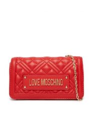 LOVE MOSCHINO Torebka JC5681PP1OLA0500 Czerwony. Czerwone kopertówki Love Moschino, bez wzorów, ze skóry, wizytowe, bez dodatków. Za 639.99 zł.