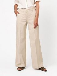 Toni Spodnie w kolorze beżowym rozmiar: W18. Brązowe spodnie materiałowe Toni, bez wzorów, z materiału. Za 187.99 zł.