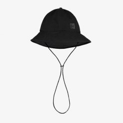 Kapelusz BUFF NMAD BUCKET HAT YSTE BLACK. Czarne kapelusze Buff, na lato, bez wzorów, z bawełny. Za 159.90 zł.